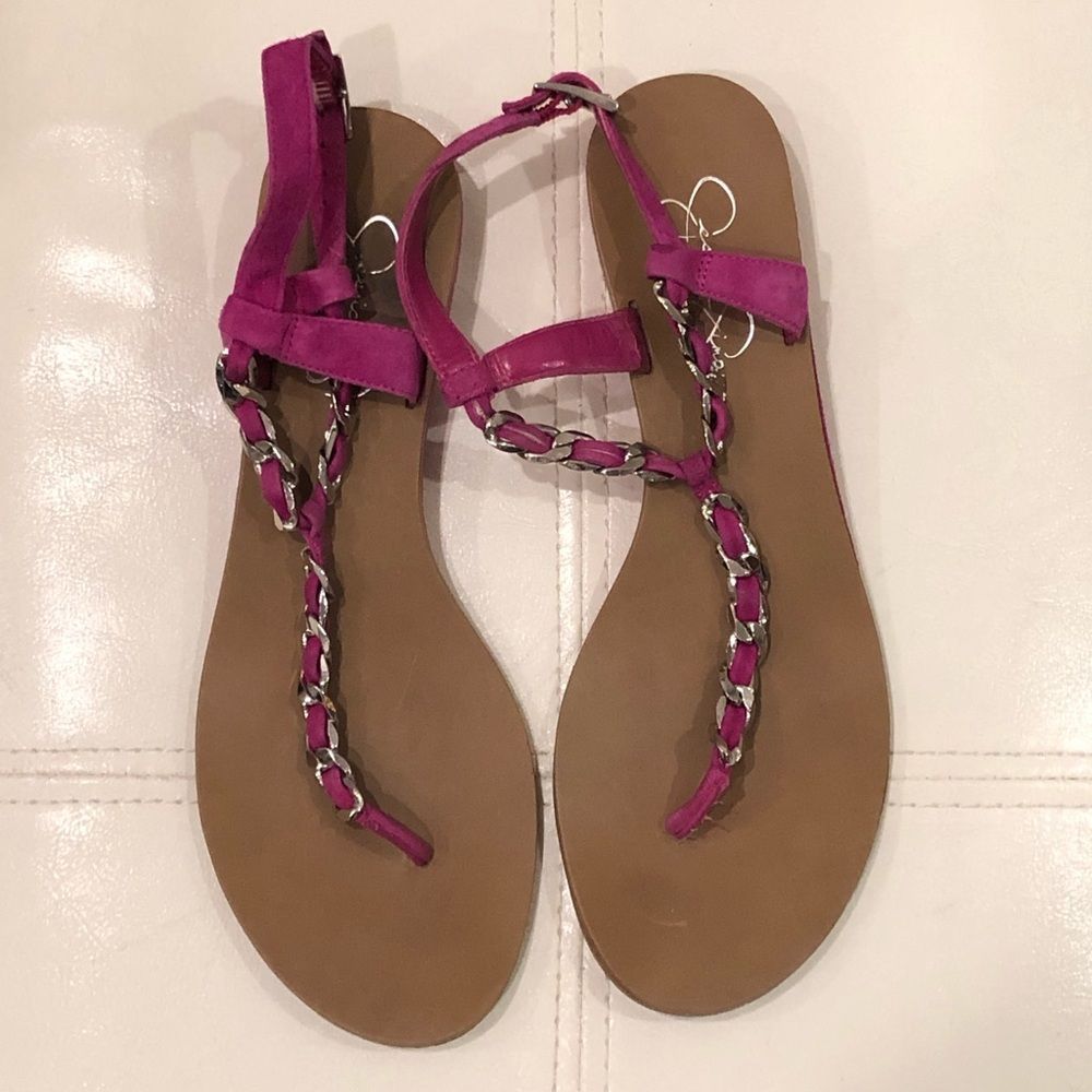 Fuchsia Thong Sandals Fuchsia Thong Sandals